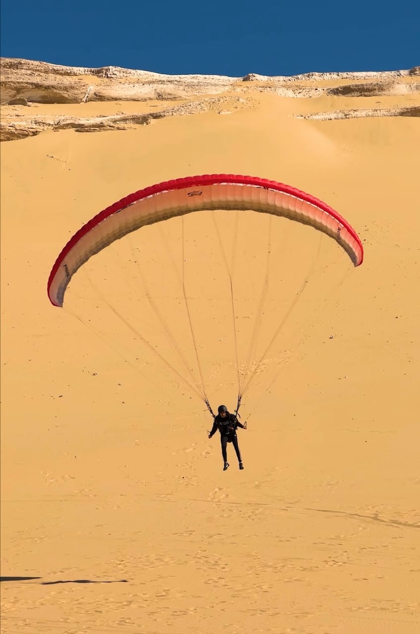 الباراجليدنج في الفيوم